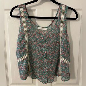 Flowy boho tank top, Lush from Nordstrom, size medium
